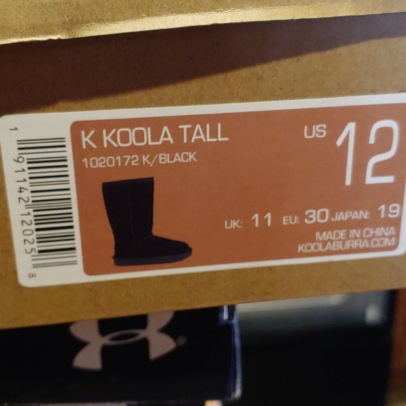 NIB Koolaburra by UGGS K Koola Tall Black Boots - Picture 5 of 5